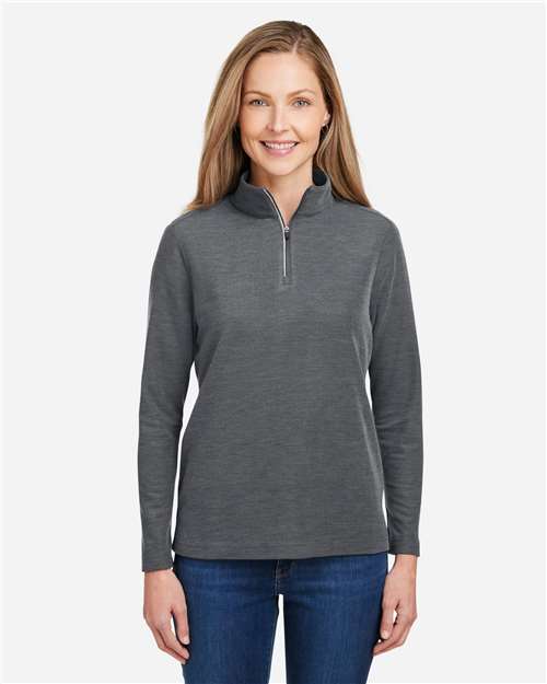 Women's Fusion ChromaSoft™ Pique Quarter-Zip Pullover - CE405W 79