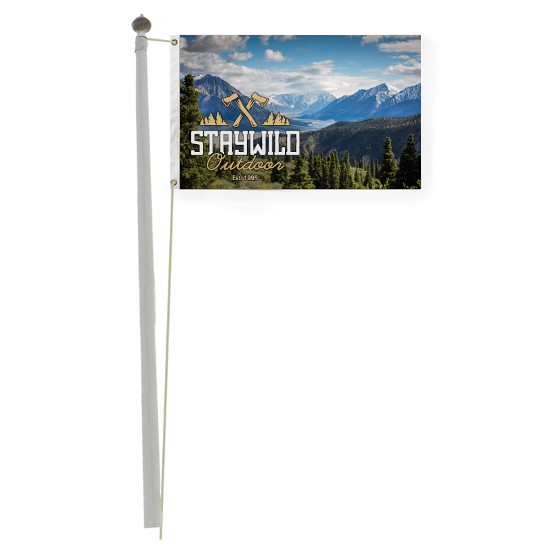Full Color Pole Flag, 6' x 10' 3