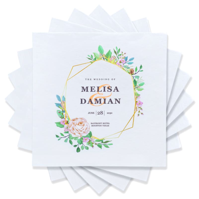 Full Color 3ply Premium Beverage Napkins 58