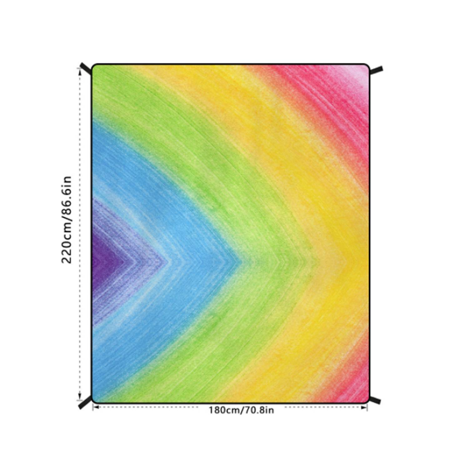 Microfber Sand Free Bohemian Beach Blanket Mat 3