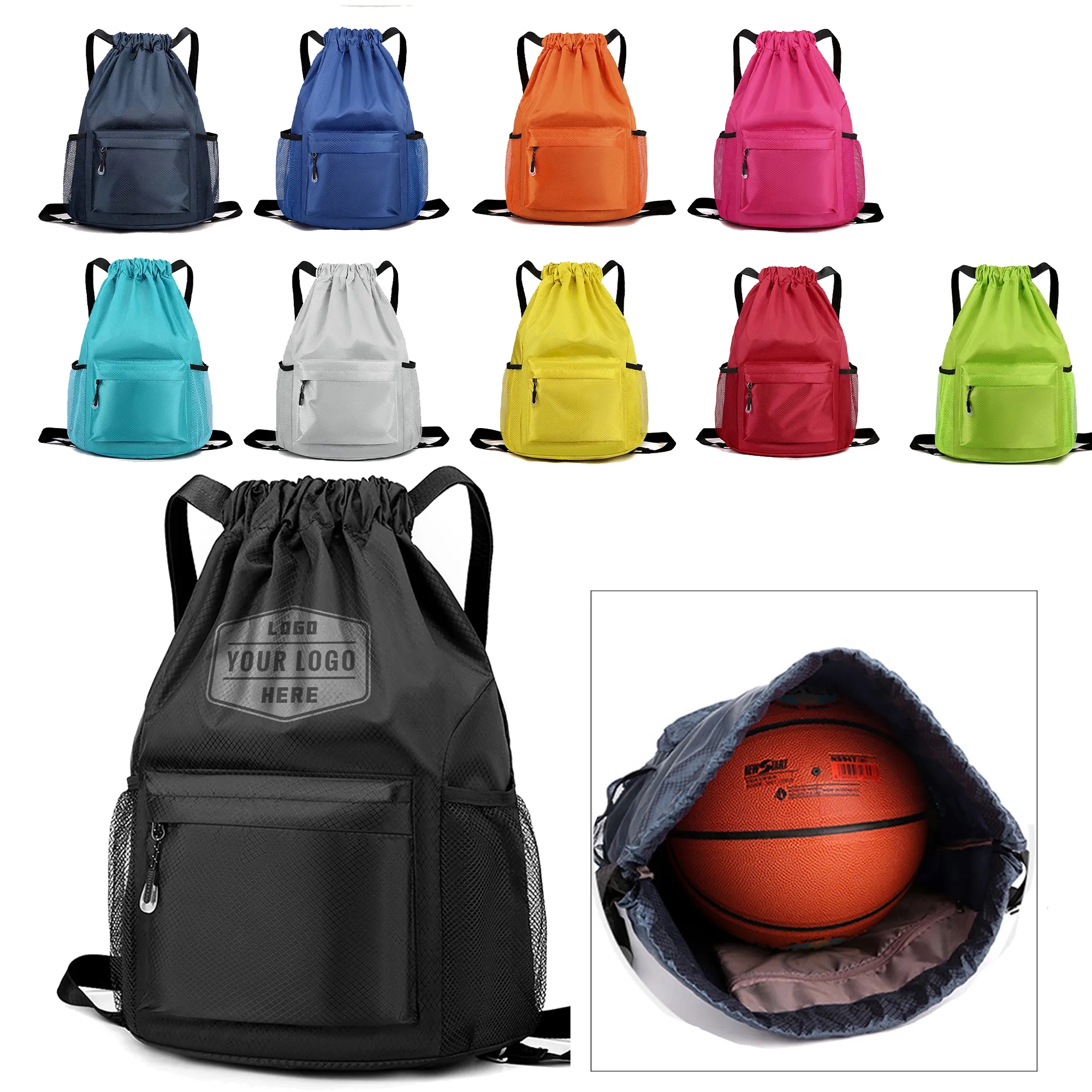 Wet/Dry Separated Drawstring Backpack 2