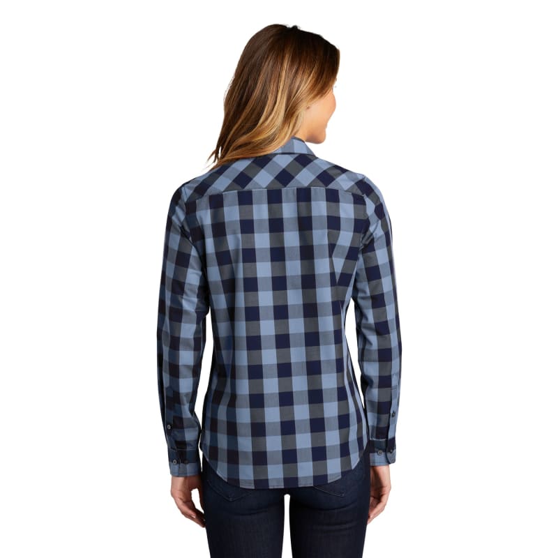 Port Authority Ladies Everyday Plaid Shirt. 7