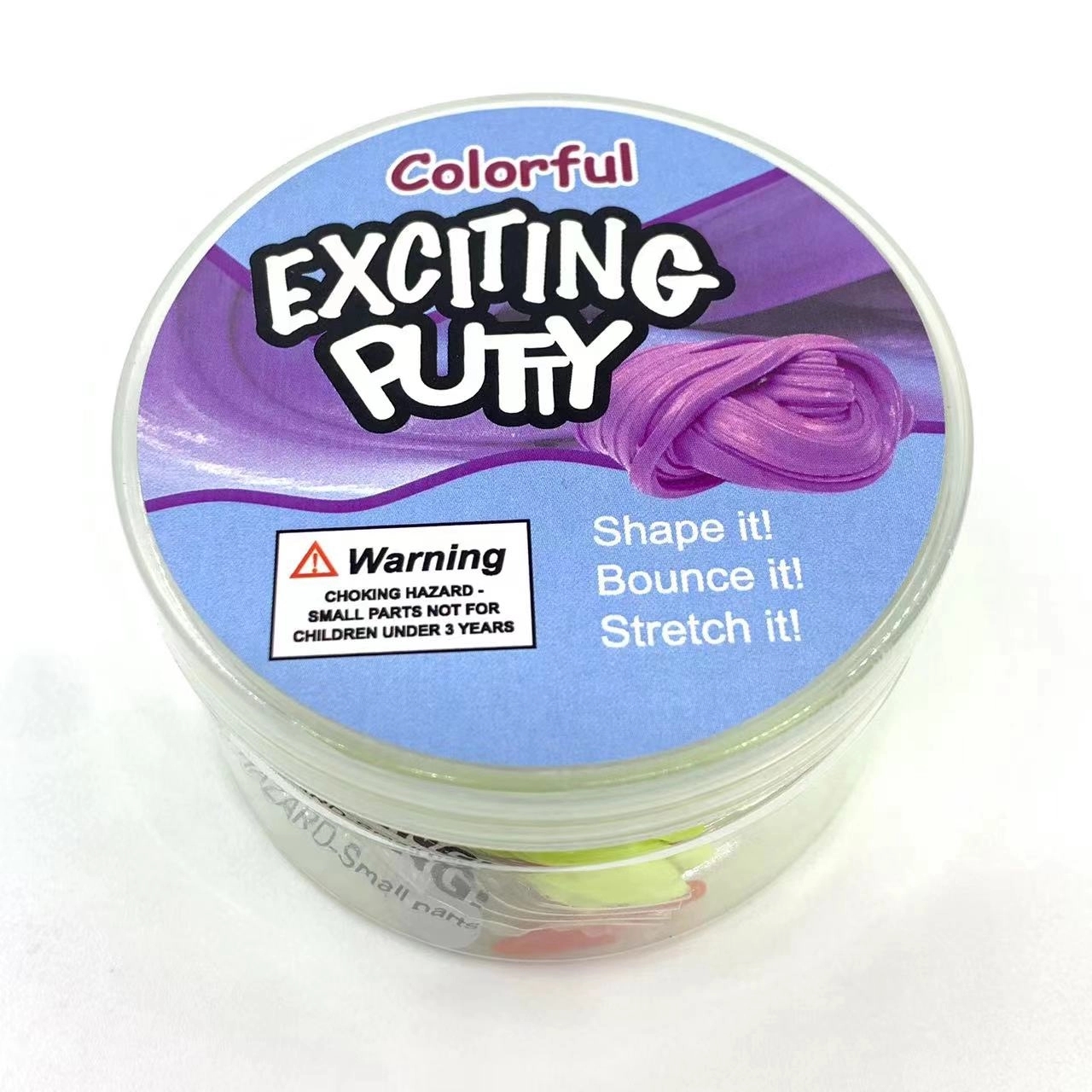 UL List Stress Relief Putty Toy with Tin- Plastic Case 16