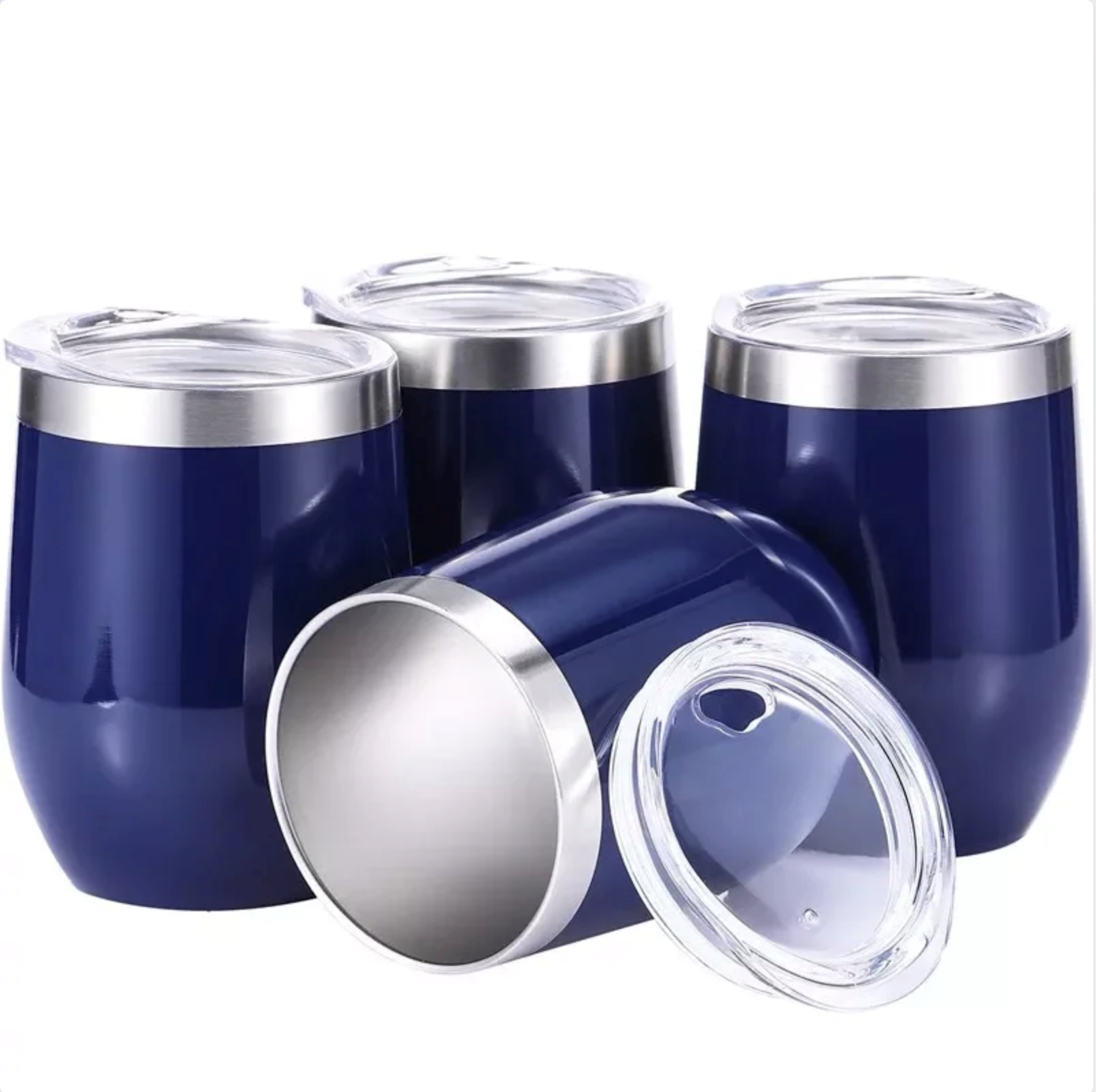 12 oz Stainless Steel Wine Mug 1