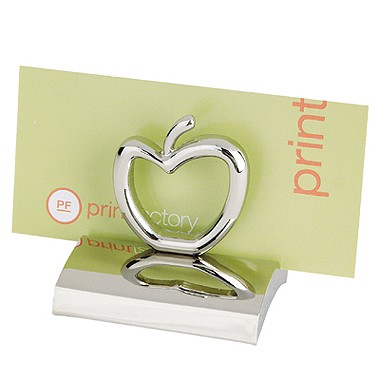 APPLE CHROME METAL BUSINESS CARD HOLDER HD 1