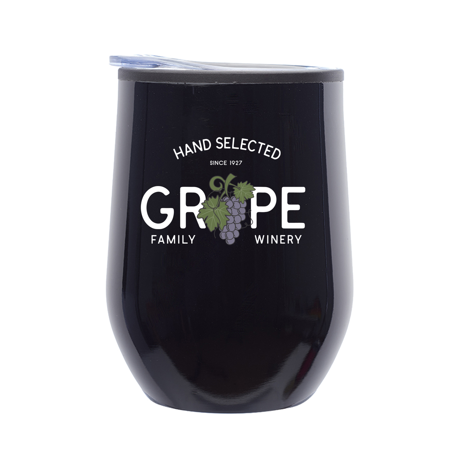 12 oz. Divvy Stainless Steel Stemless Wine Glass (Full Color Imprint) 8