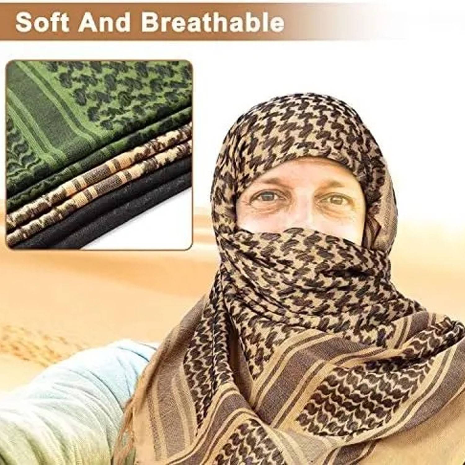 Desert Face and Neck Scarf 7