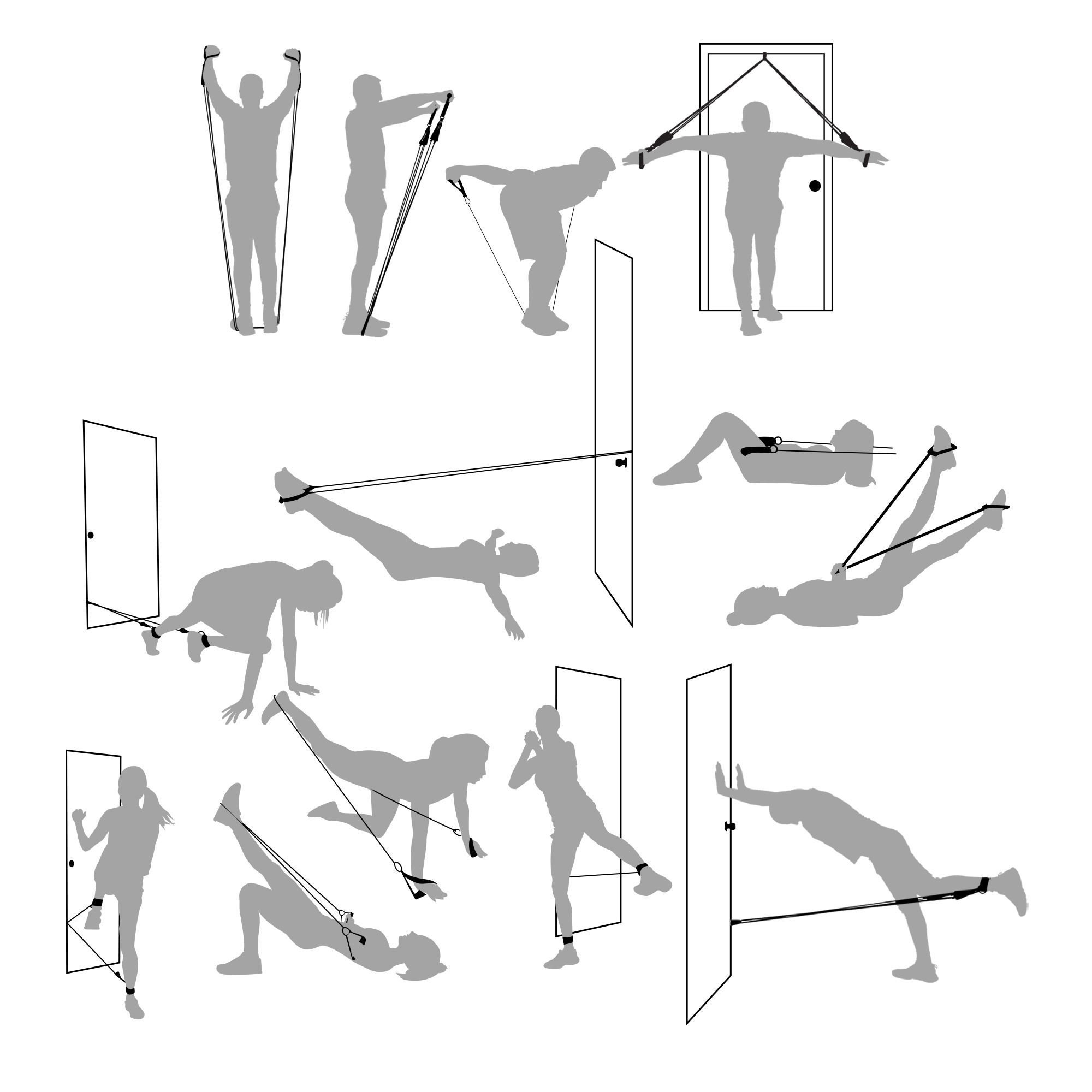 Body X-Tension Band Workout Set 5