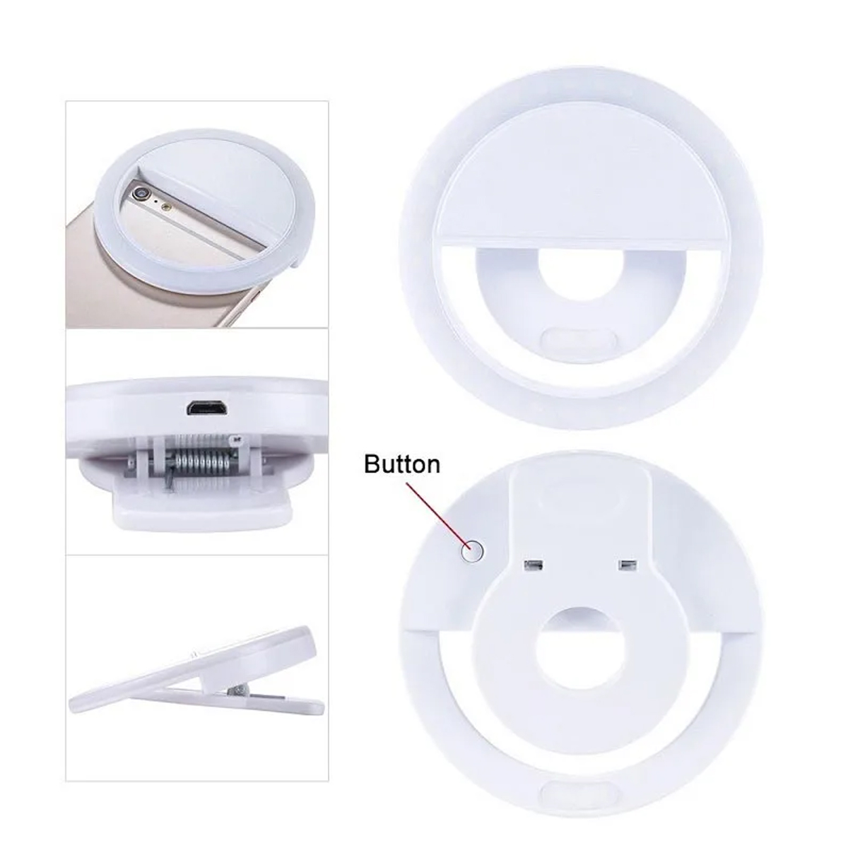 Clip On Selfie Ring Light 3