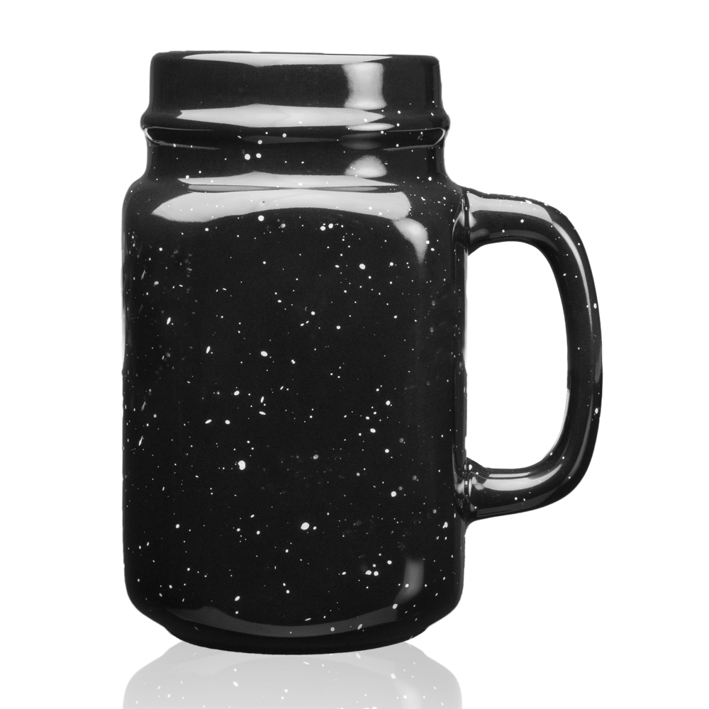 16 oz. Savannah Speckle Ceramic Mason Jars 9