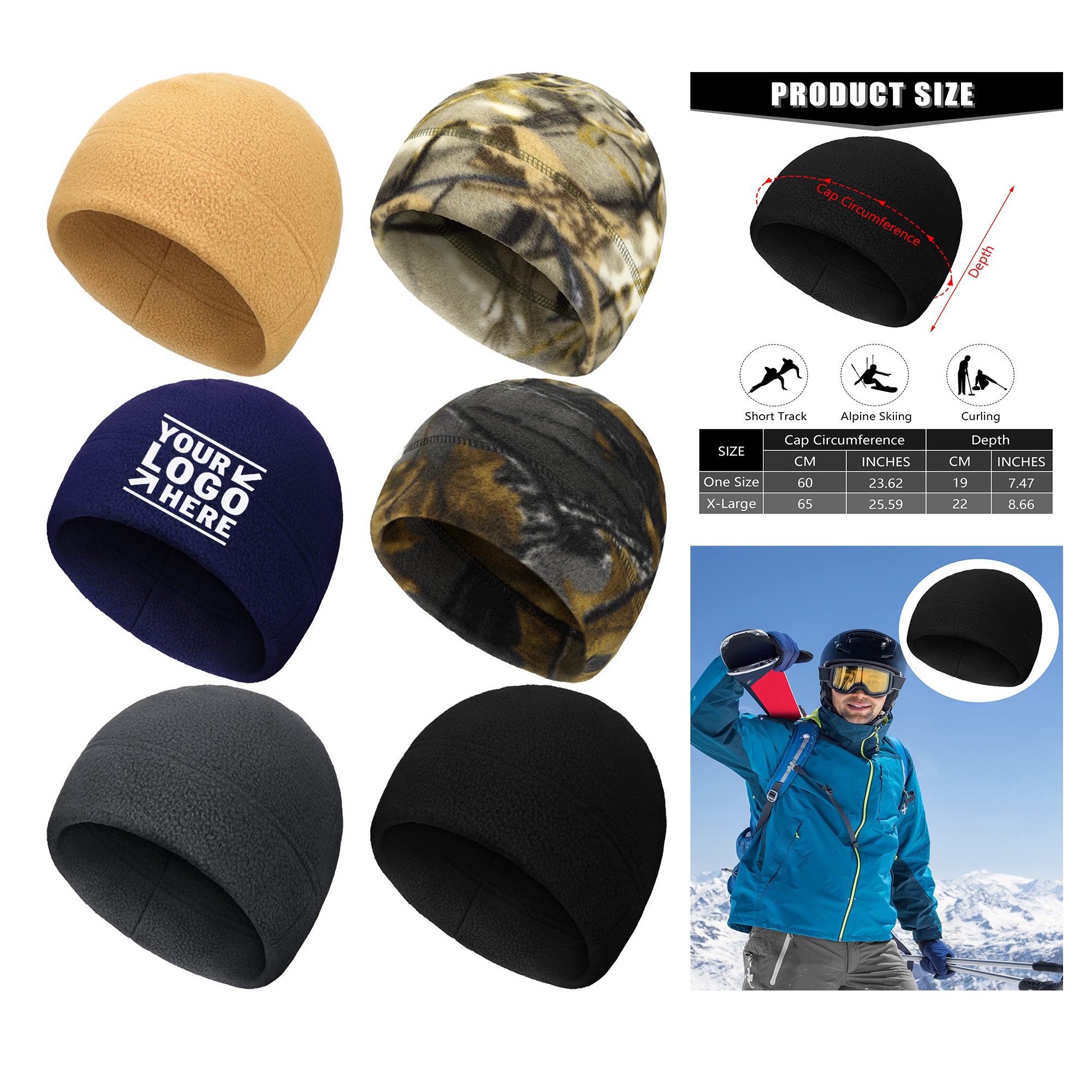 Fleece Skull Cap 3