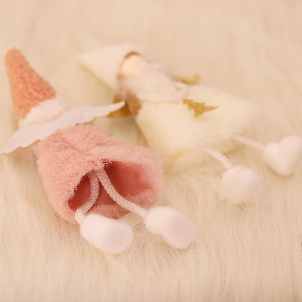 Christmas Fluffy Doll Feather Angel Pendant 5