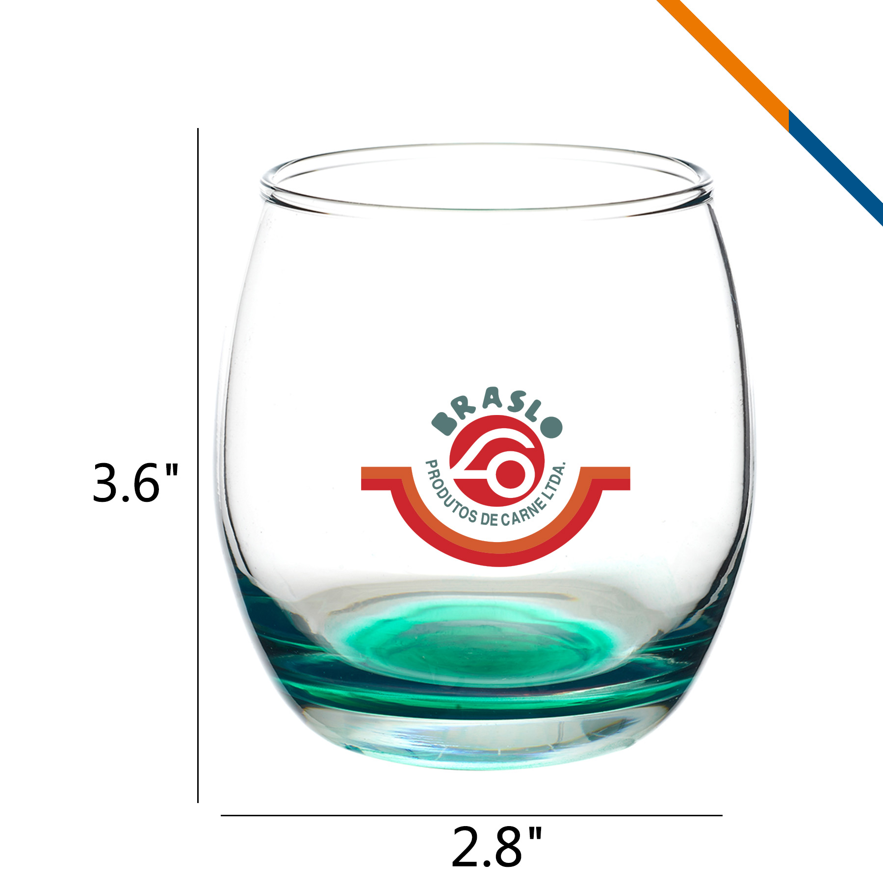 Arleen Stemless Wine Glasses - 11.5 OZ. 4