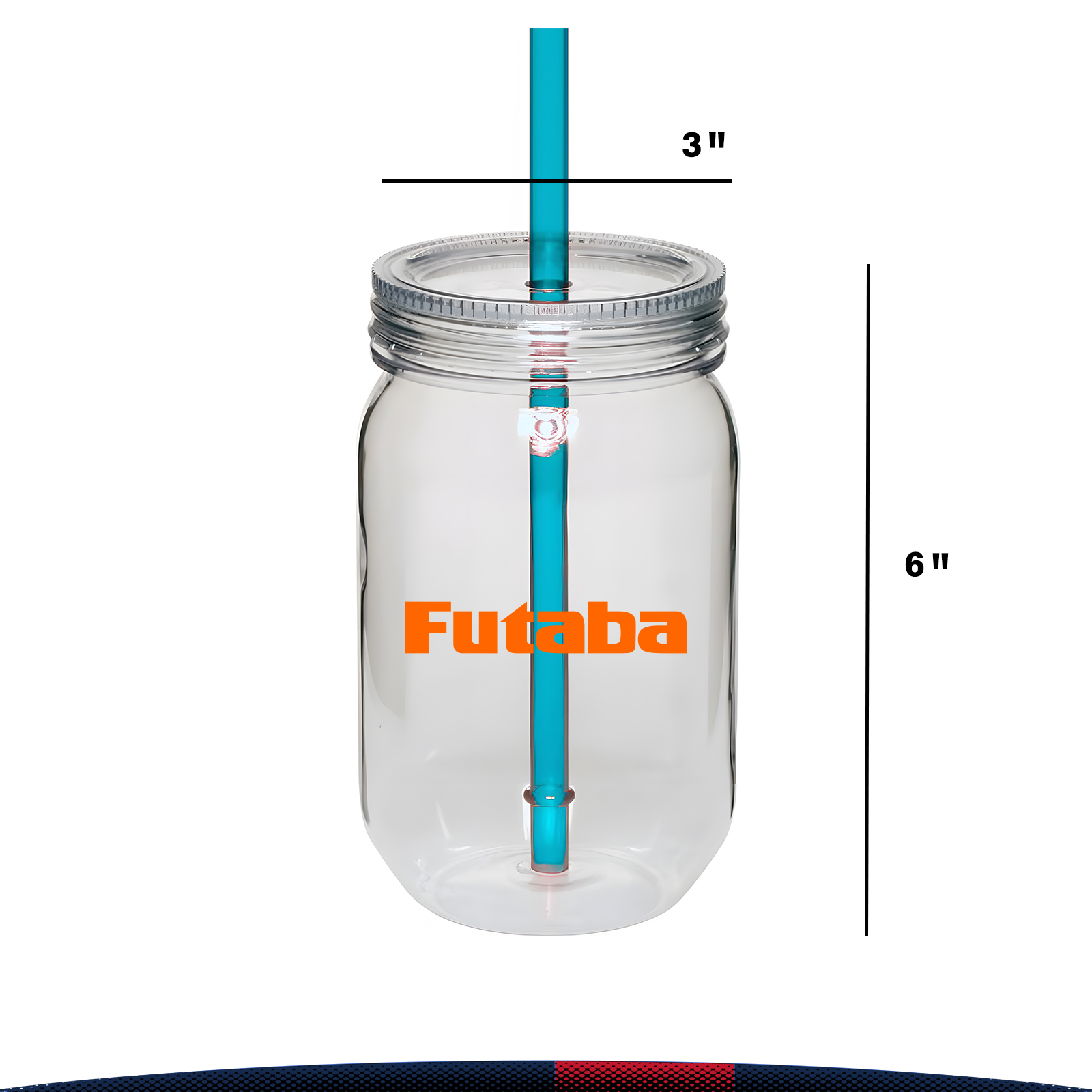 24 oz. Single Wall Plastic Jars 6