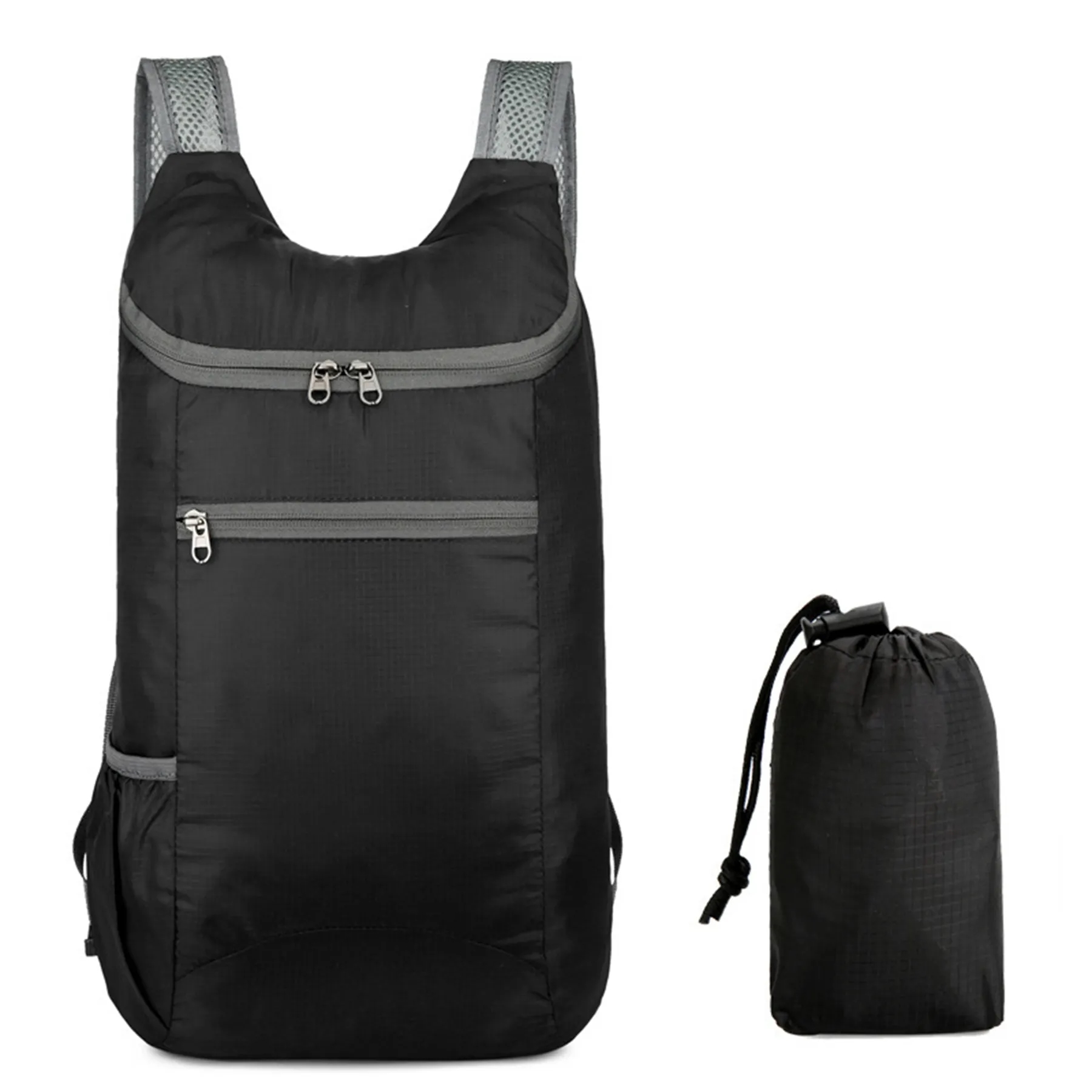 Waterproof Folding Backpack Polyester Bag 12