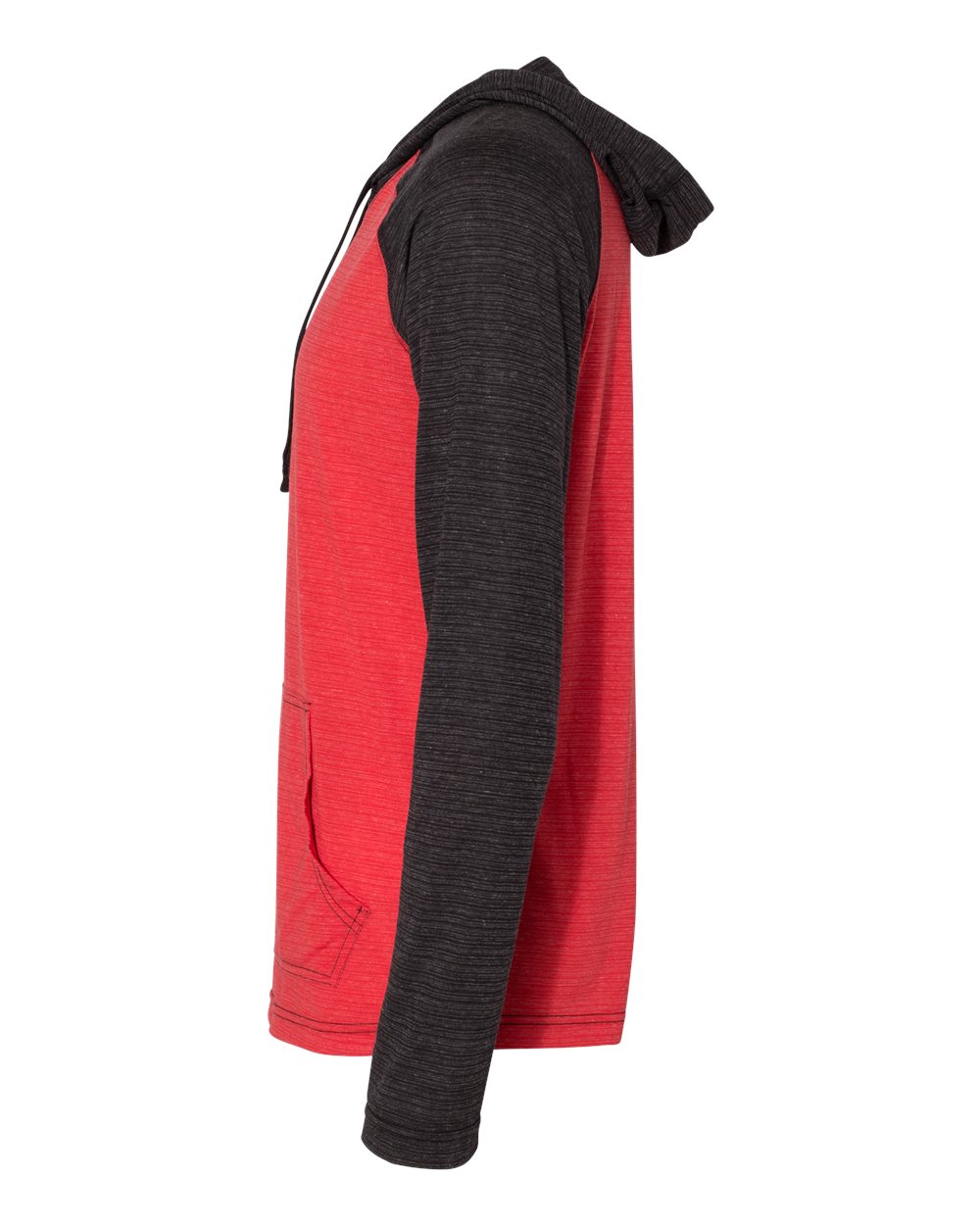 Unisex Yarn-Dyed Hooded Raglan T-Shirt - 8127 11