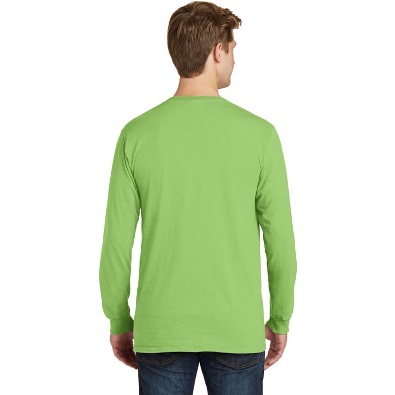 Port & Company Beach Wash Garment-Dyed Long Sleeve Pocket Tee 59