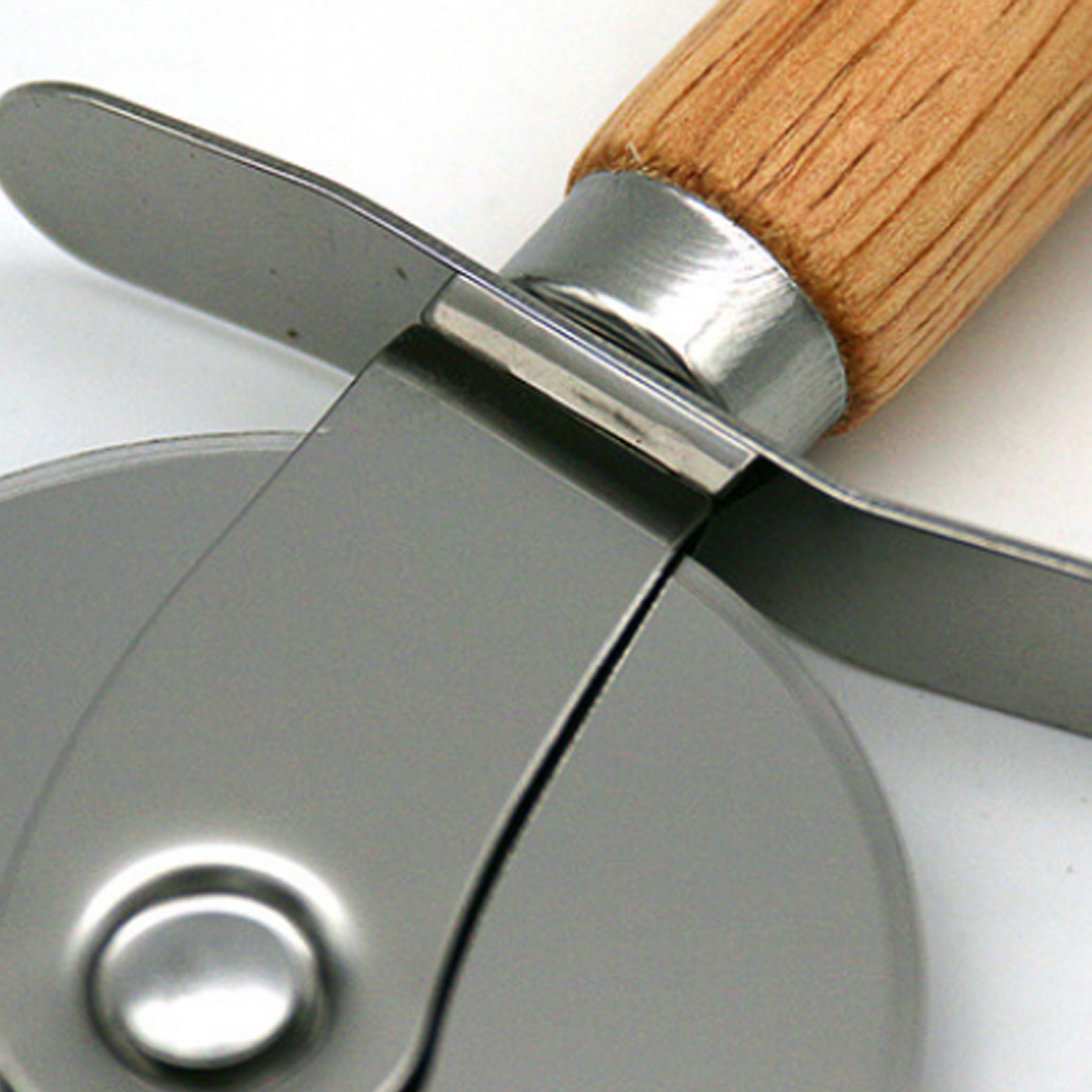 Ergonomic Non Slip Handle Stainless Steel Pizza Cutter 2