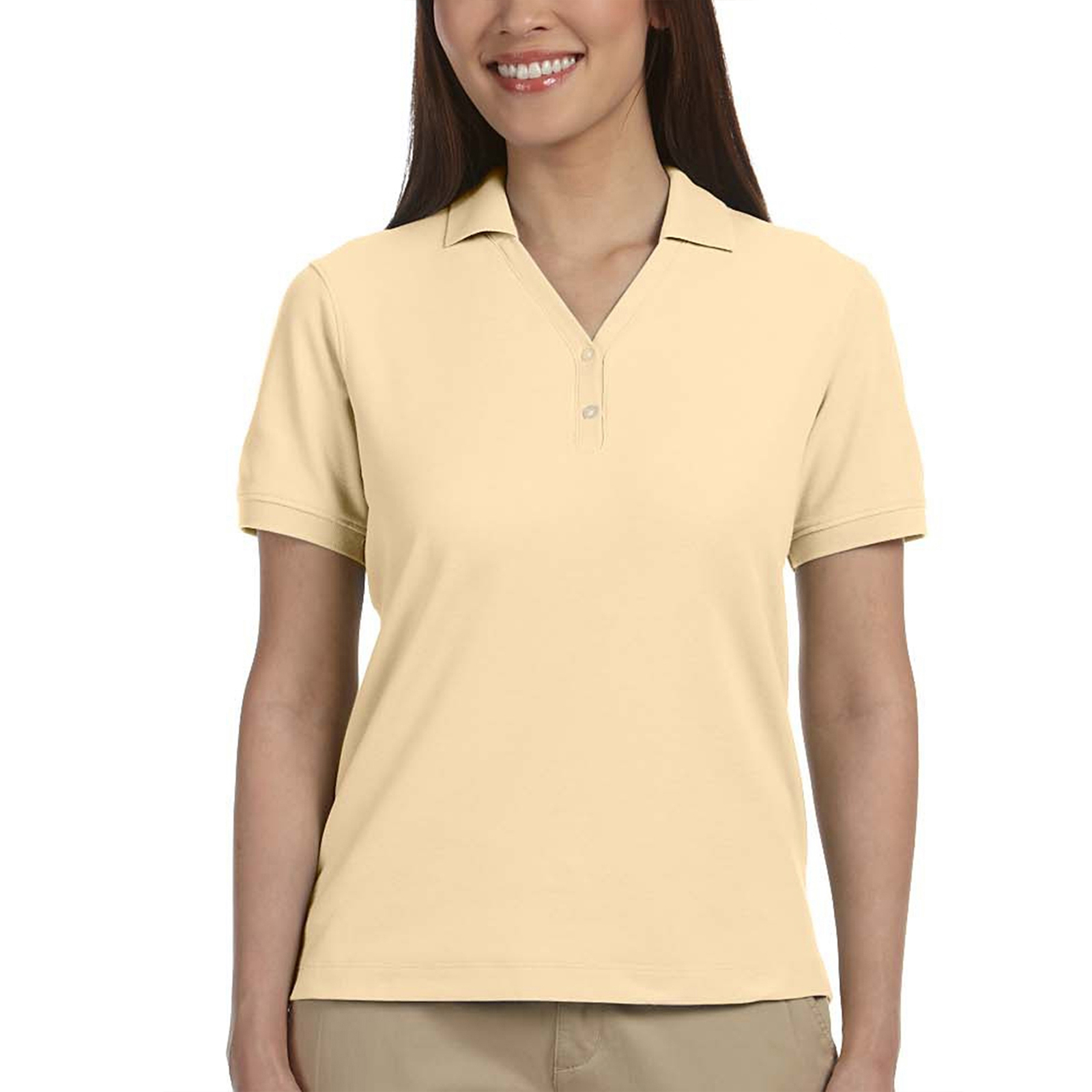 Devon & Jones® Ladies' Y-Collar Golf Polos 18