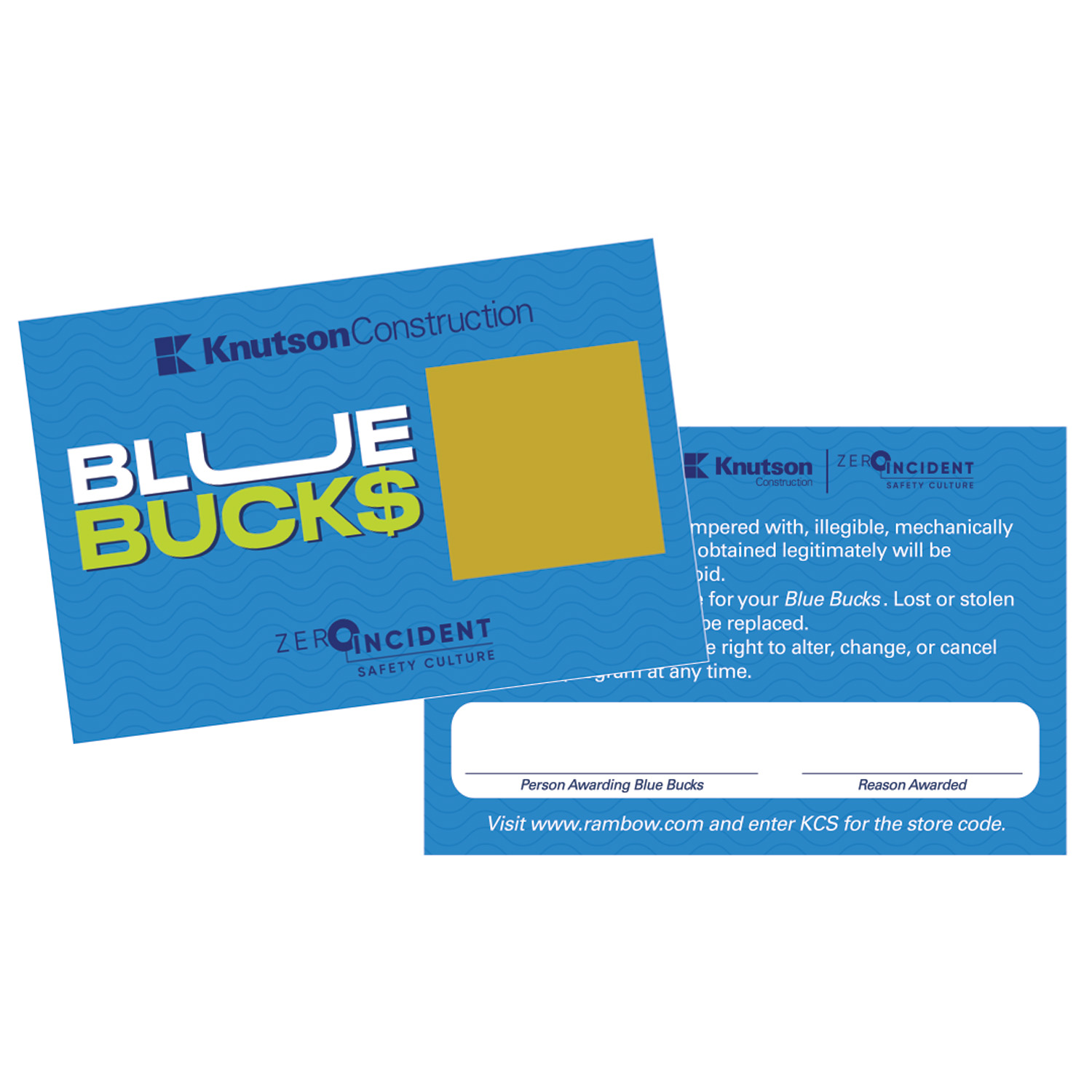 3.375" x 2.125" Scratch-Off Card - 4/4 Print 7