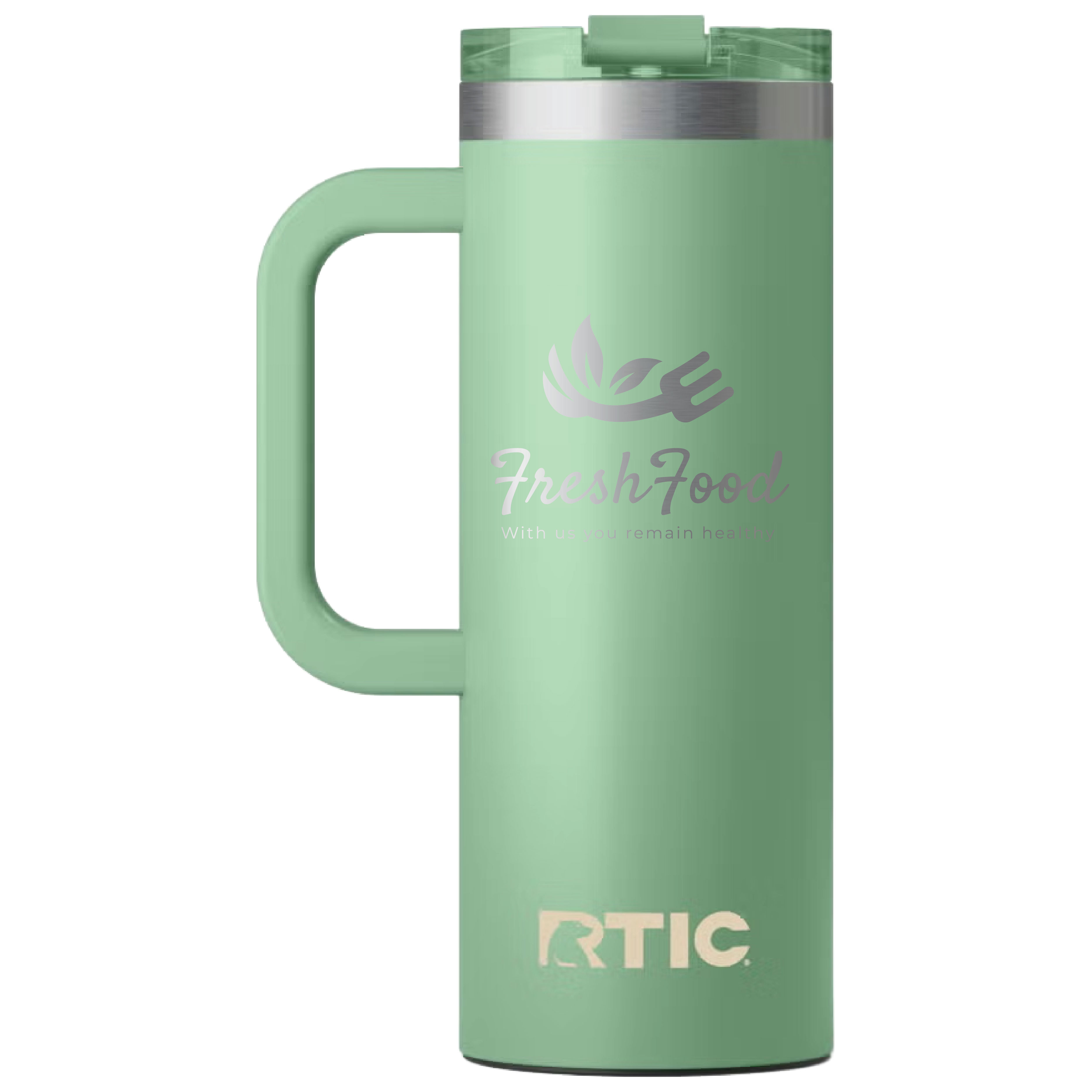 RTIC 20oz Ringed Stainless Steel Ceramic Lined Travel Mug 35