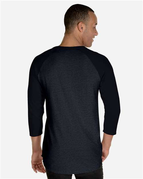 Premium Blend Ringspun Three-Quarter Sleeve Raglan Baseball T-Shirt - 560RR 9
