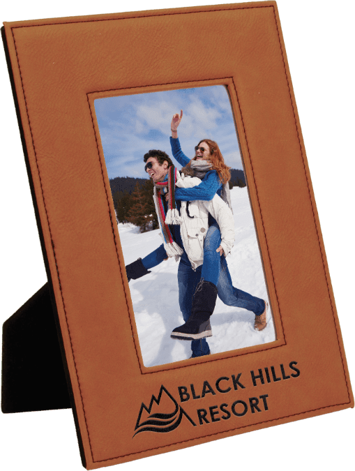 4" x 6" Rawhide Leatherette Photo Frame 1