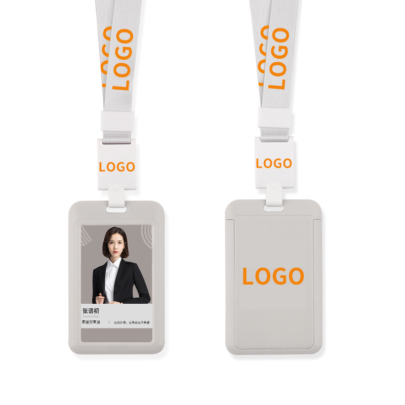 ID Card Badge Holder with Telescopic Lanyard 6