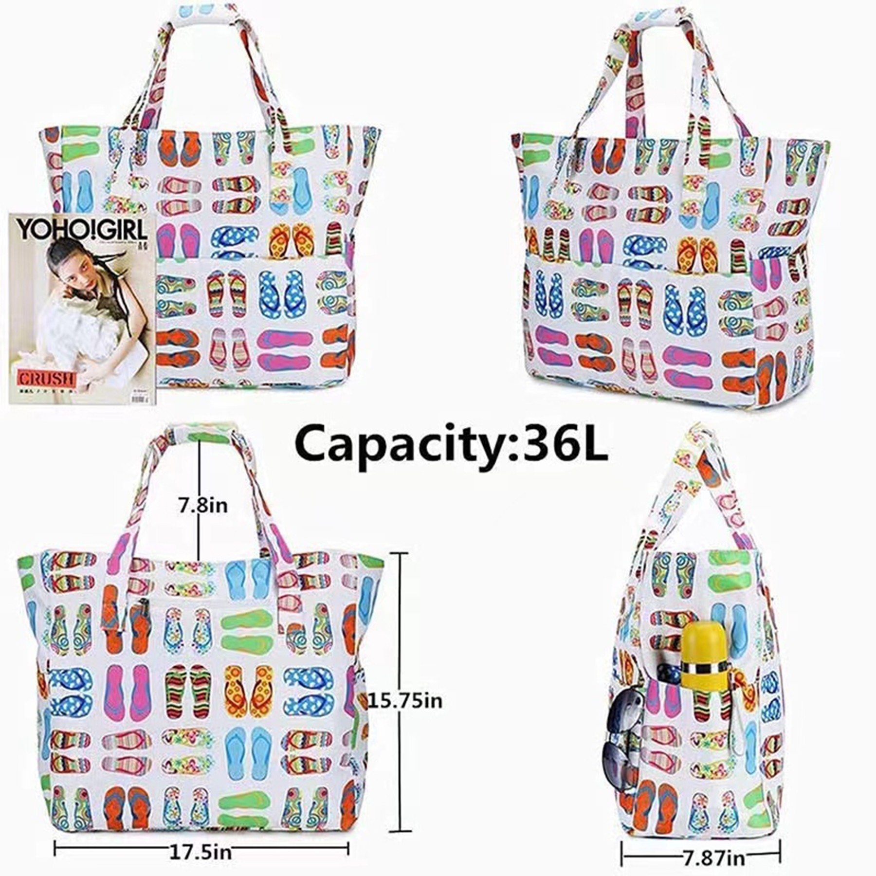 Waterproof Beach Tote Pool Bags Women 2