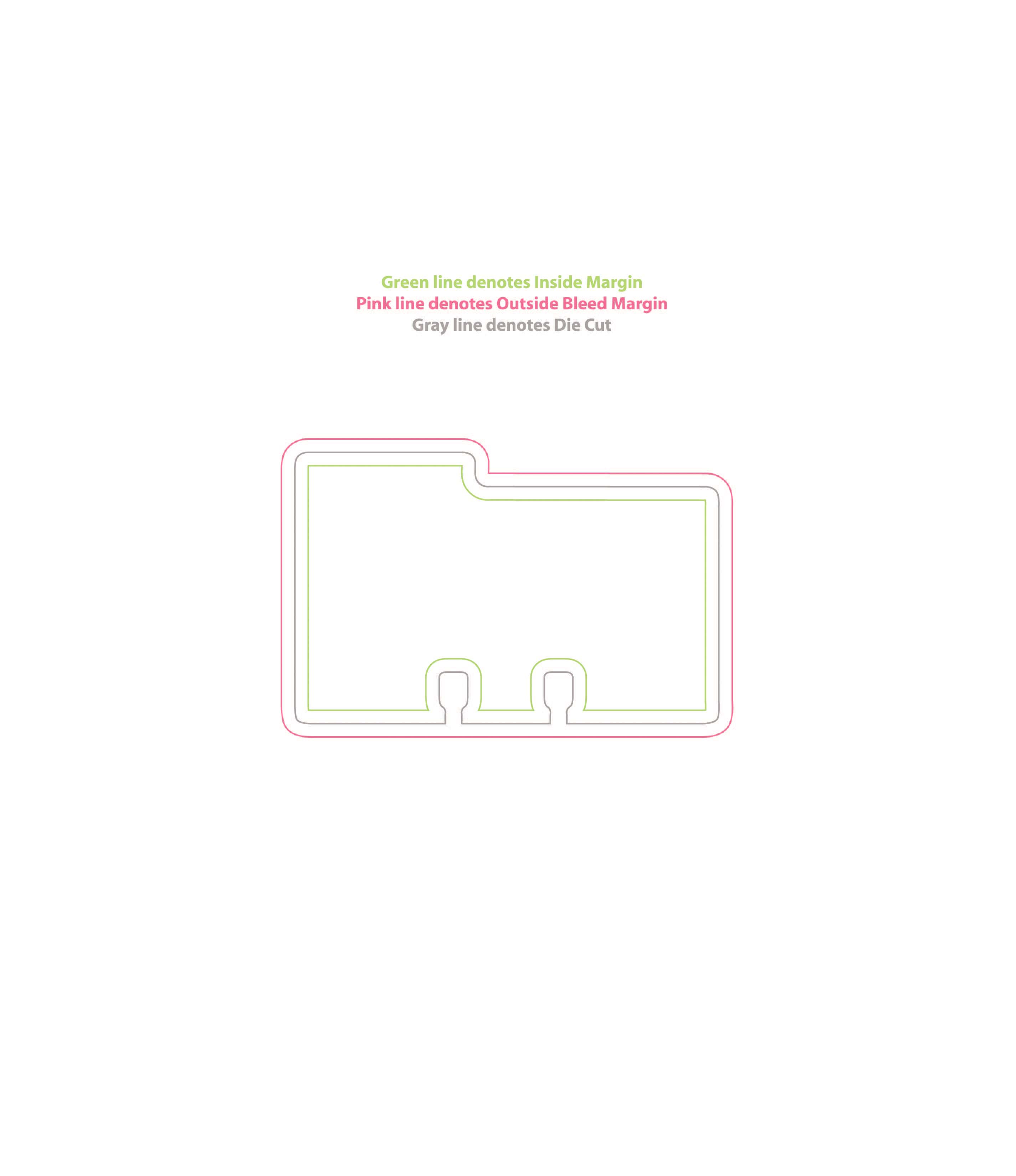 Laminated Rotary Card - Left Tab (4x2.5625) – 14 pt. 3