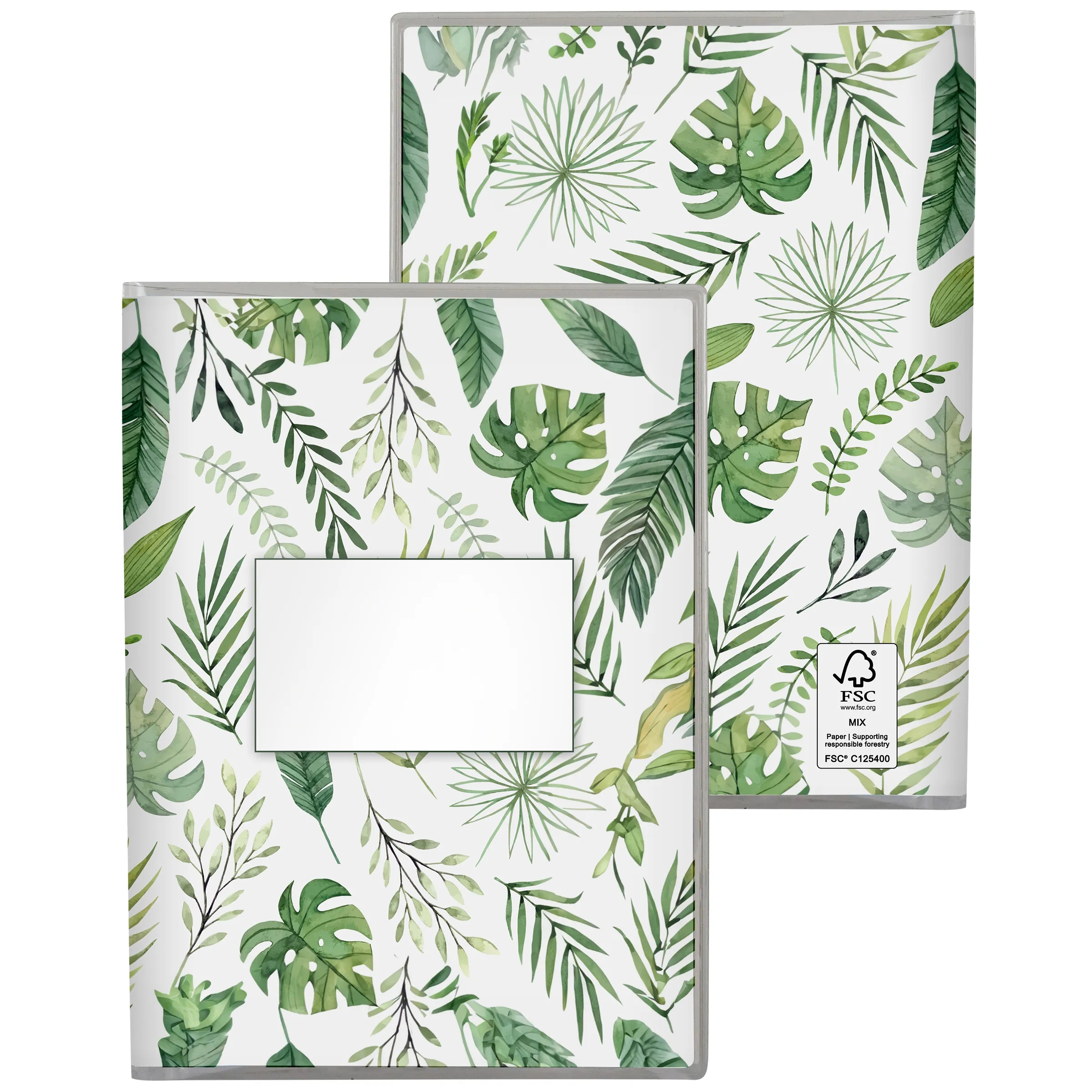 5 X 7 CLEARLY LEAF NOTEBOOK 3