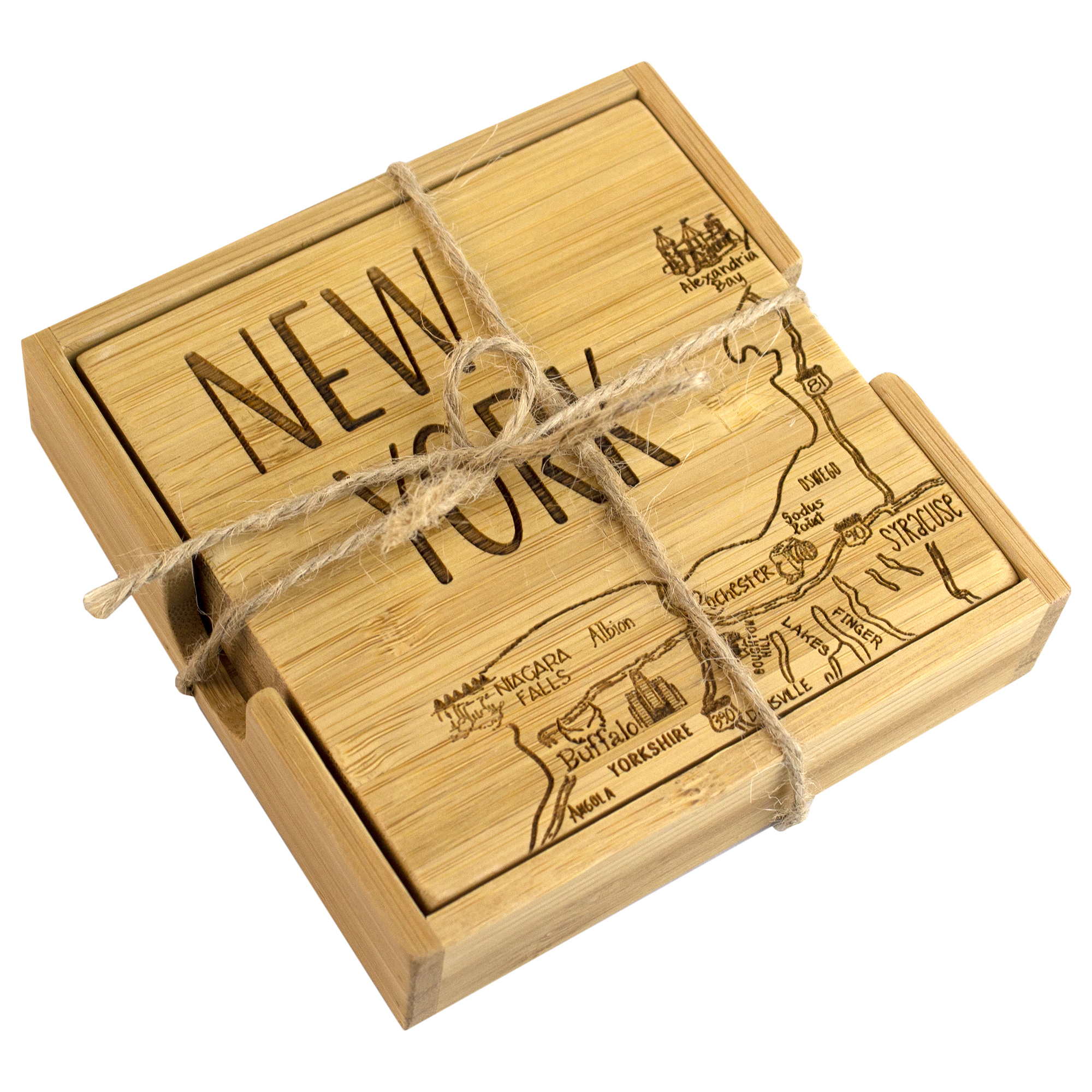 New York Puzzle Coaster Set 7