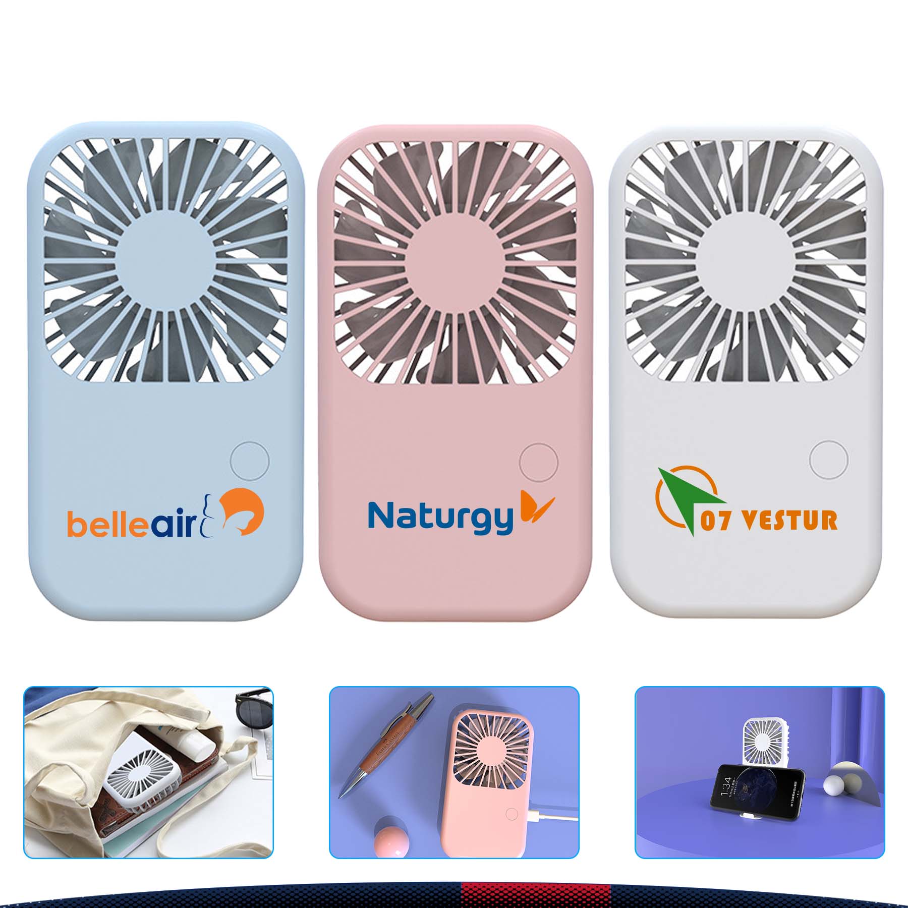 Faitren Multifunctional USB Pocket Fan 2