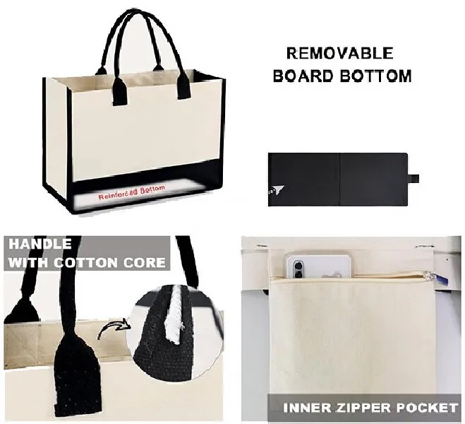 Personalized Canvas Tote Present Bag 1