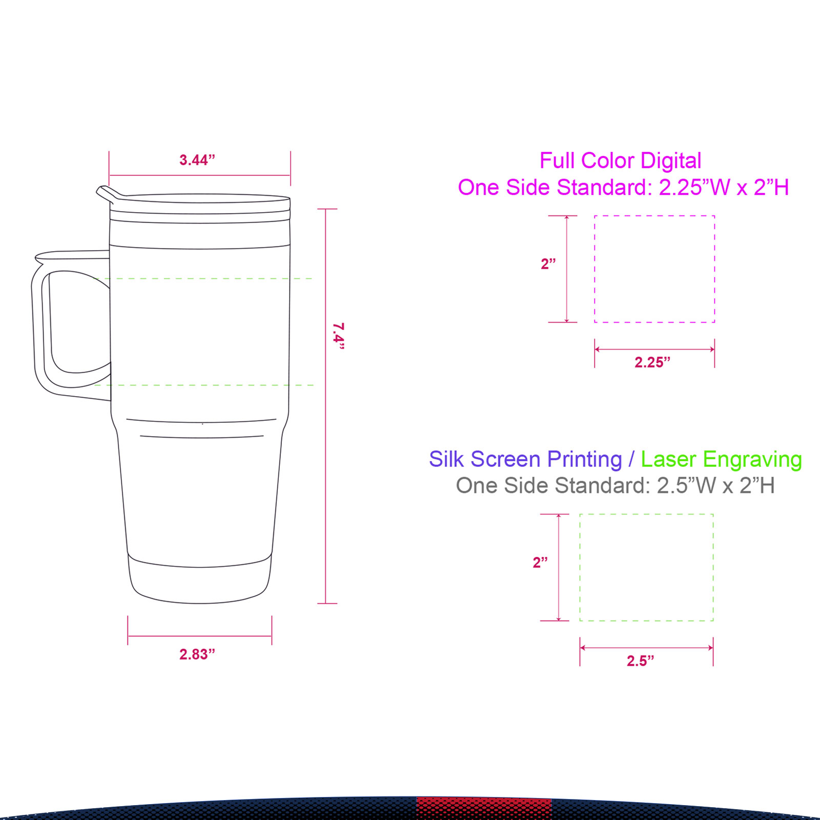 24 oz. Camper Mugs with Handle 6
