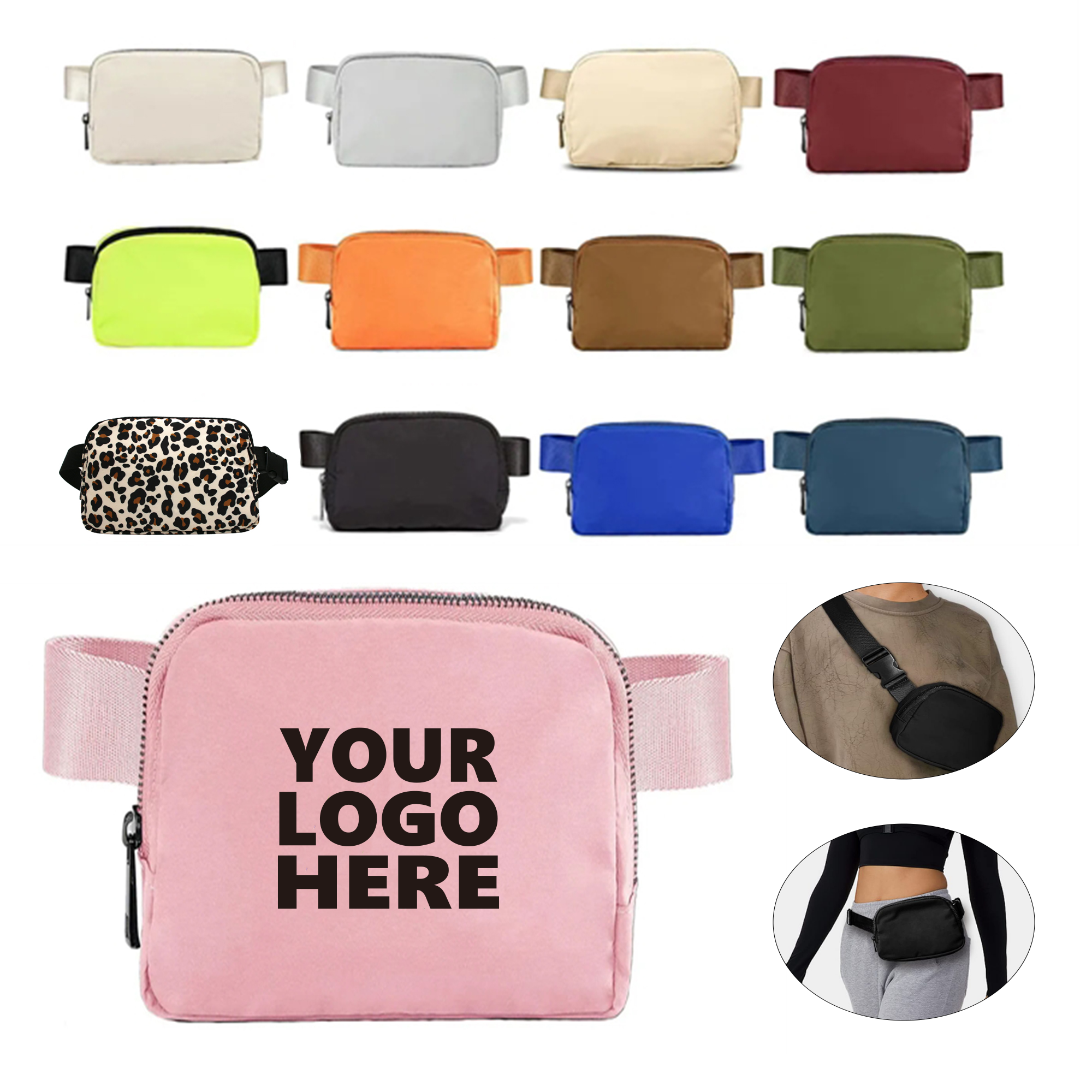 Unisex Waist & Crossbody Fanny Pack 2