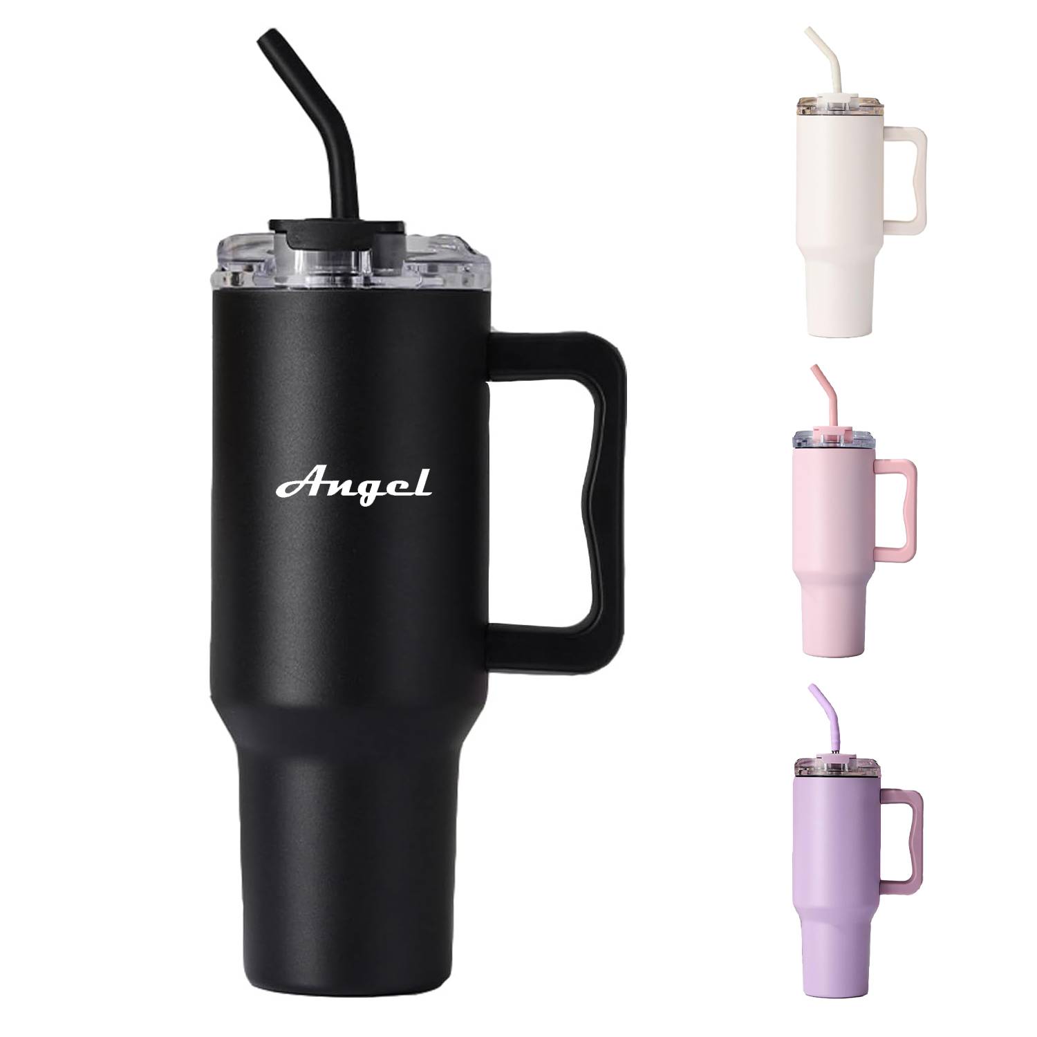 40Oz Stainless Steel Tumblers With Handle 2