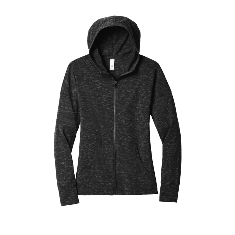 District Women's Medal Full-Zip Hoodie., custom hoodie or sweatshirt with logo imprint 7