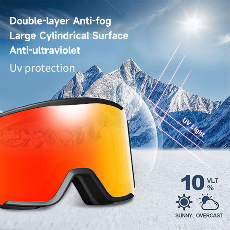 Anti-Fog Protection Ski Goggles 4