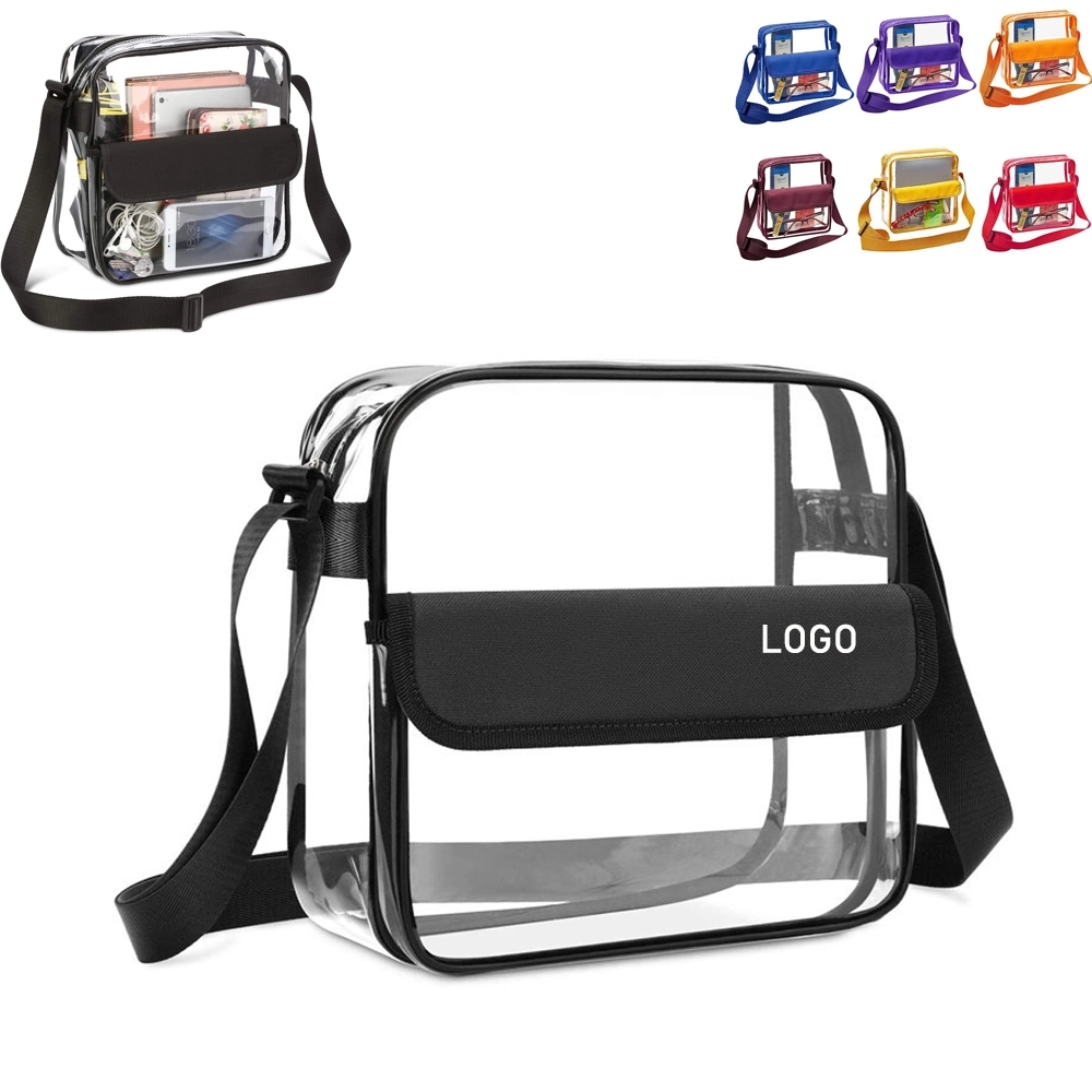 Clear Crossbody Messenger Shoulder Bag 1