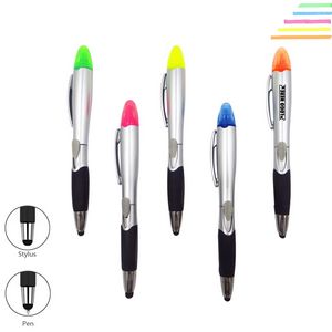 2 Side Highlighter Pen With Stylus 6