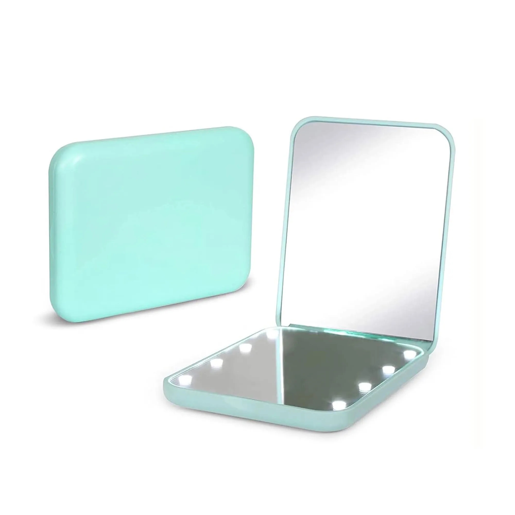 1X/2X Magnification LED Travel Makeup Mirror 3