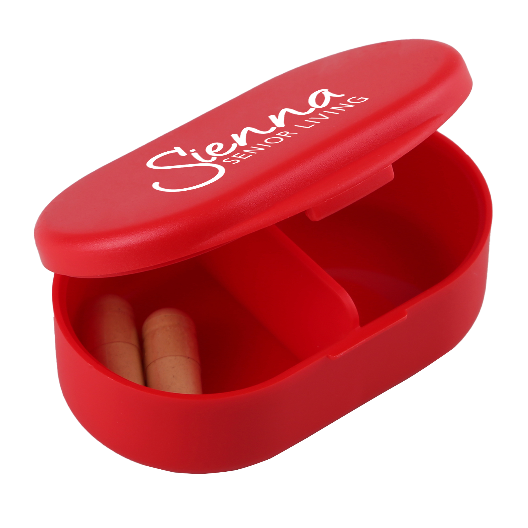 Dual Compartment Pill Box 15