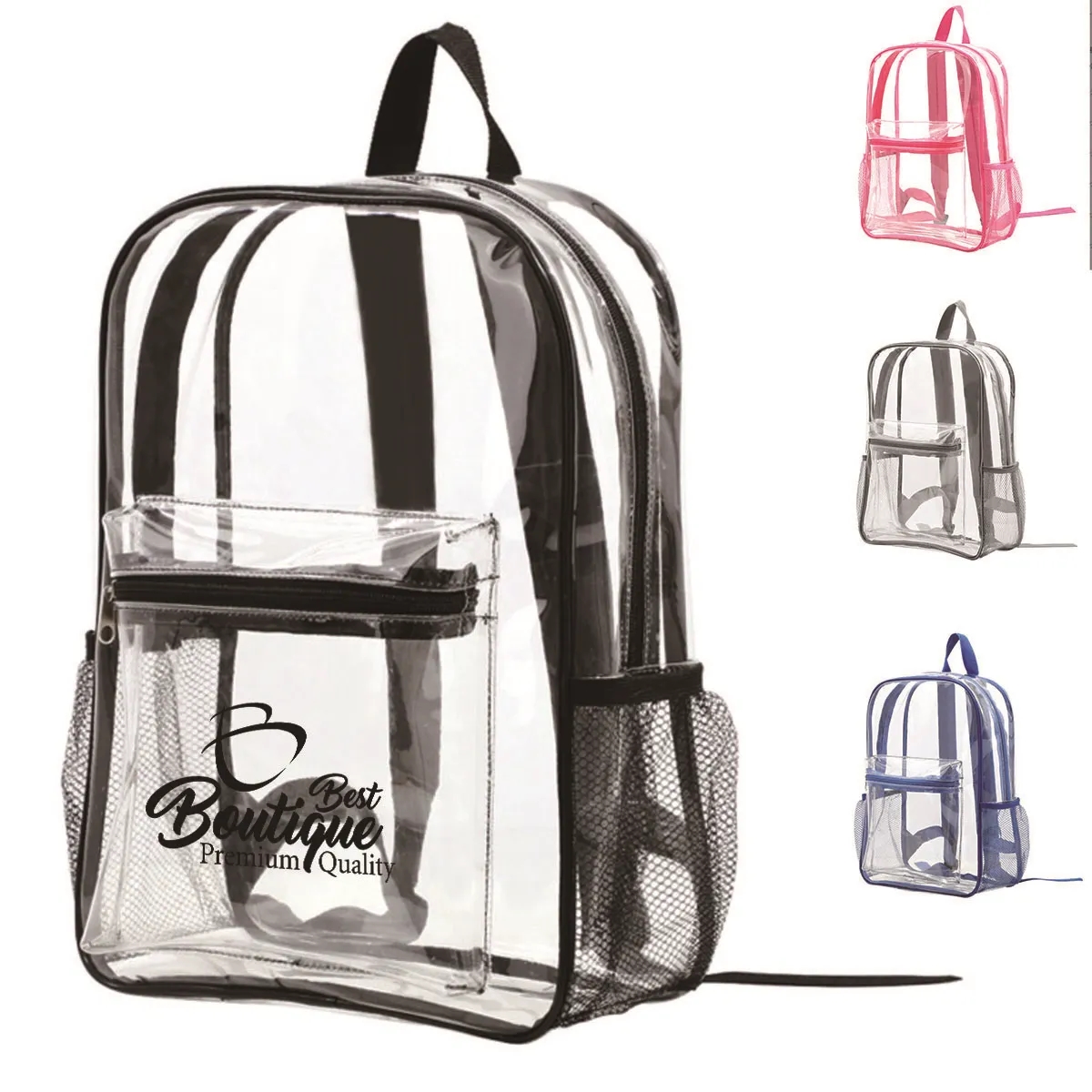 Stadium Approved Waterproof Transparent School Backpack 2