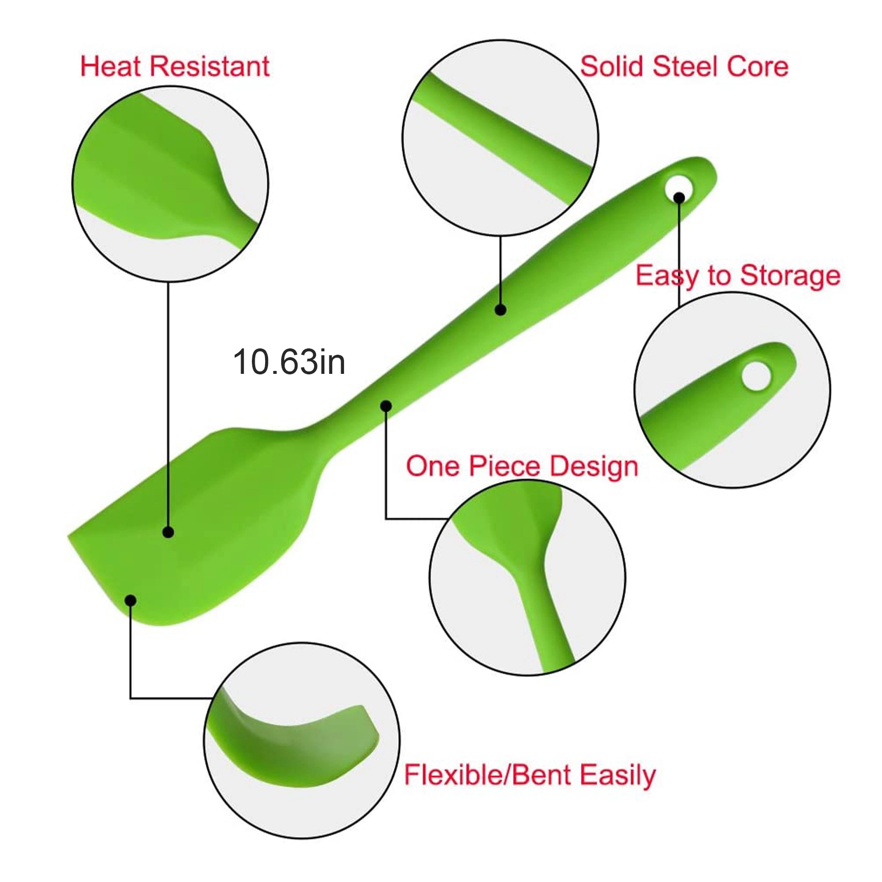 Silicone Rubber Spatula 3