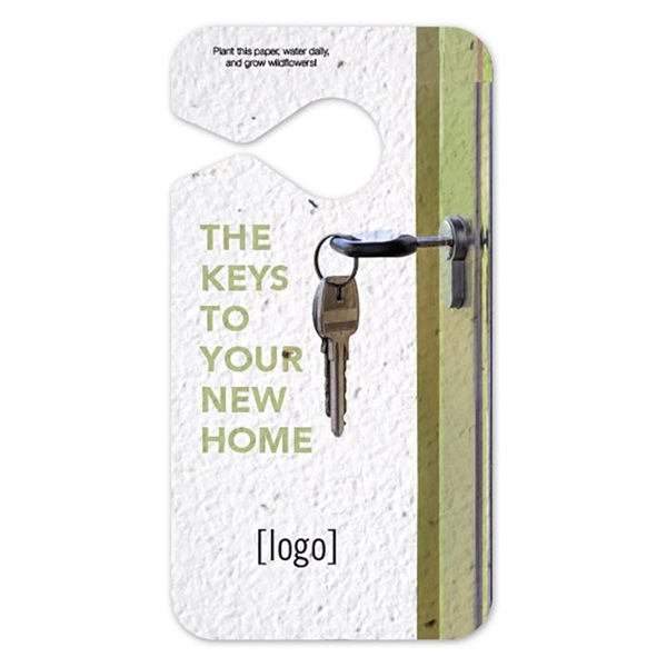 Seed Paper Door Hanger 2
