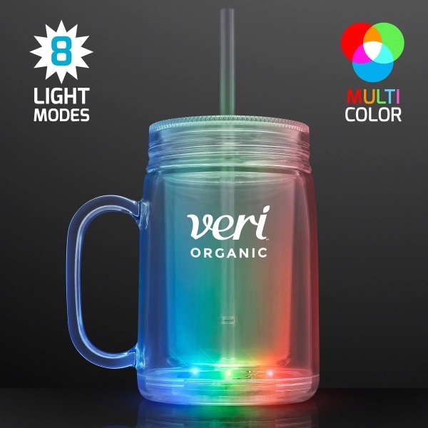 LED Mason Jar Travel Cup 2