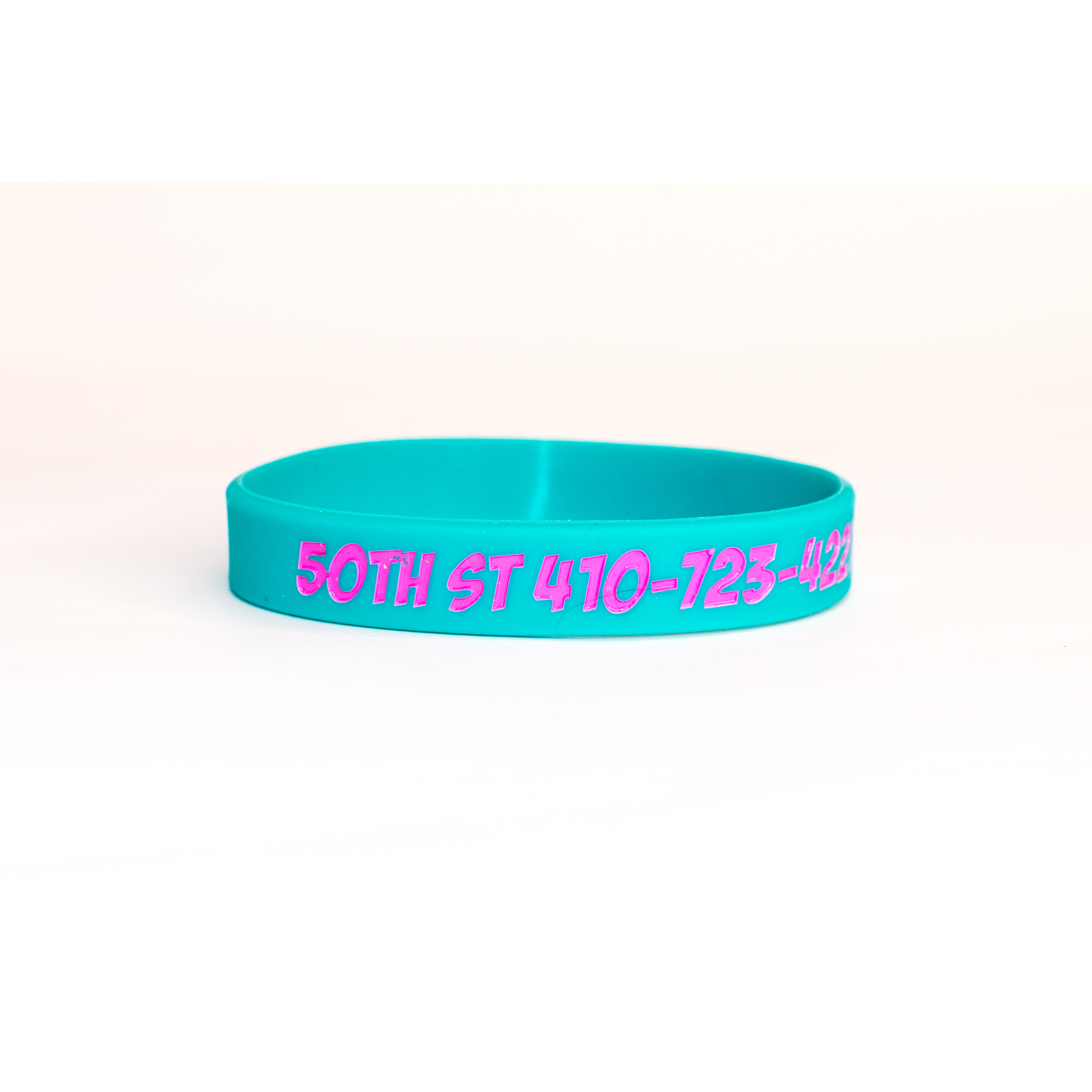 Deboss-Fill Silicone Wristbands 14