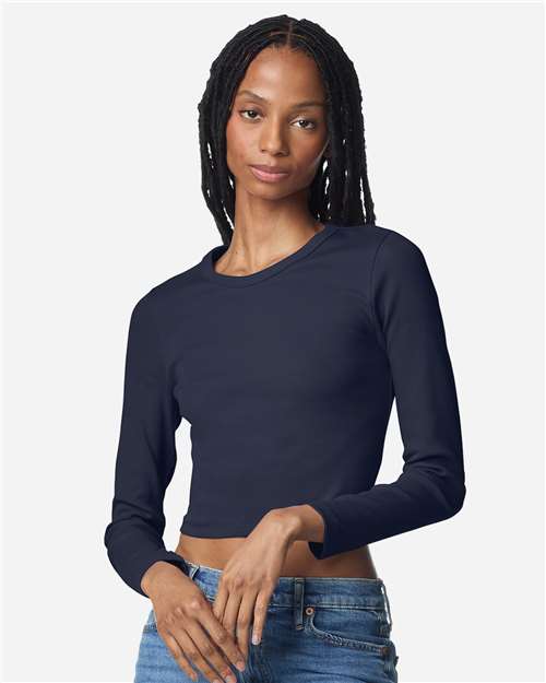Women's Baby Rib Long Sleeve Fitted Tee - BR2107 49