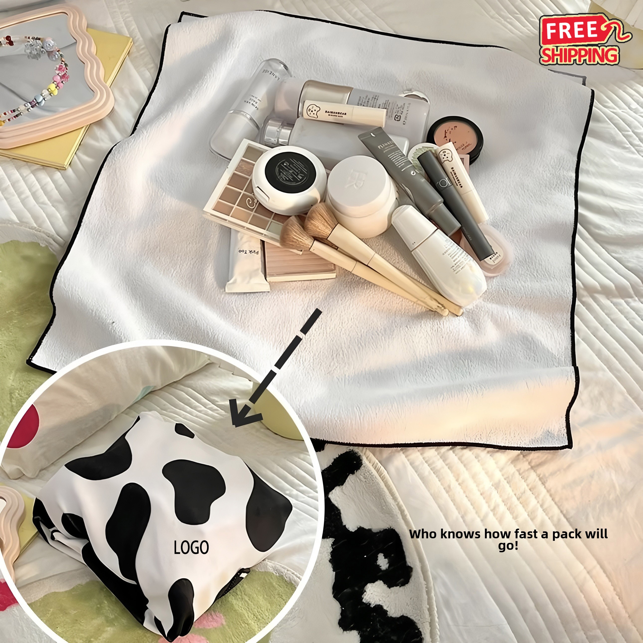 Lay Flat Cosmetic Organizer Bag 3